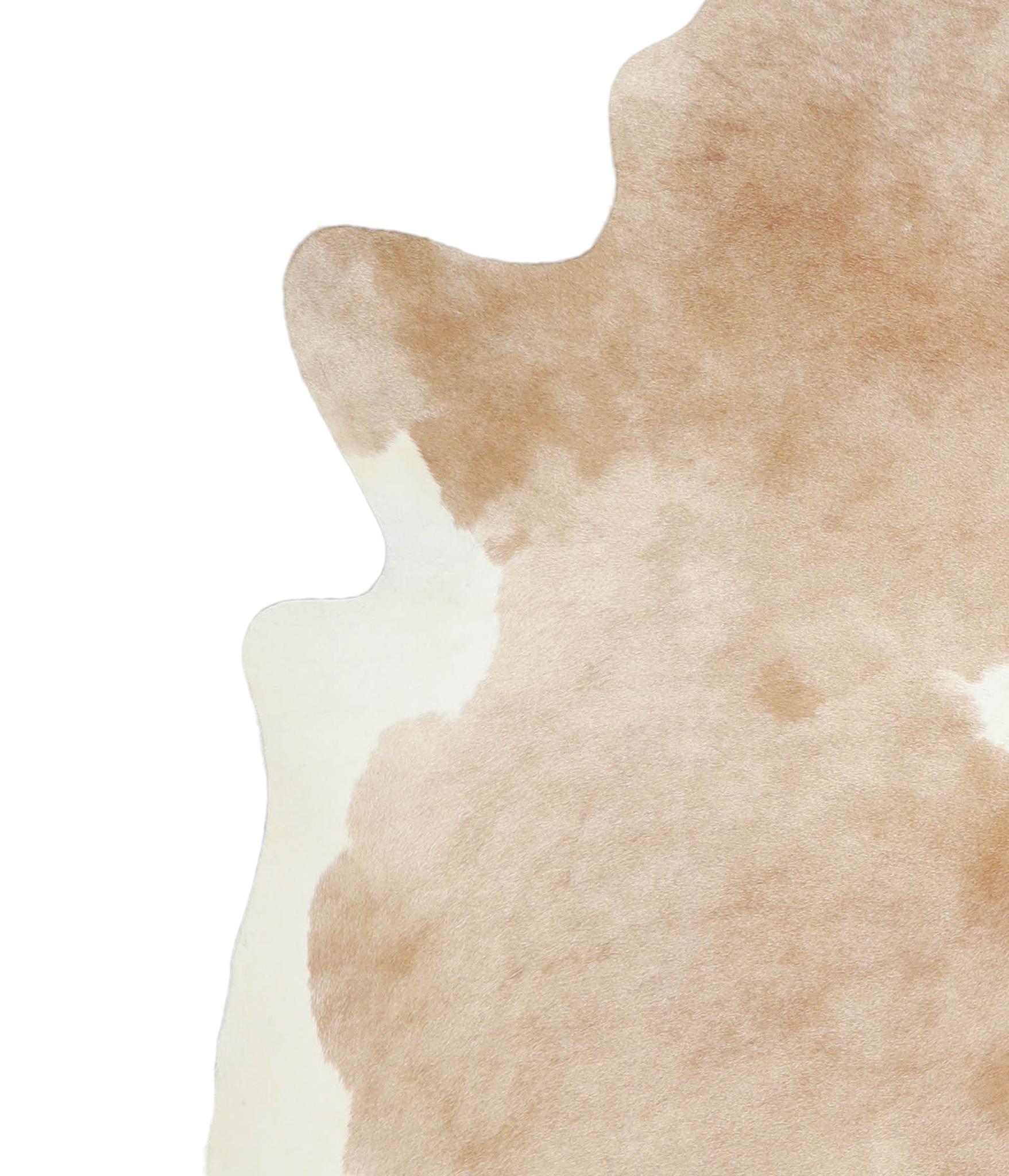 Beige and White Cowhide Rug #A21051