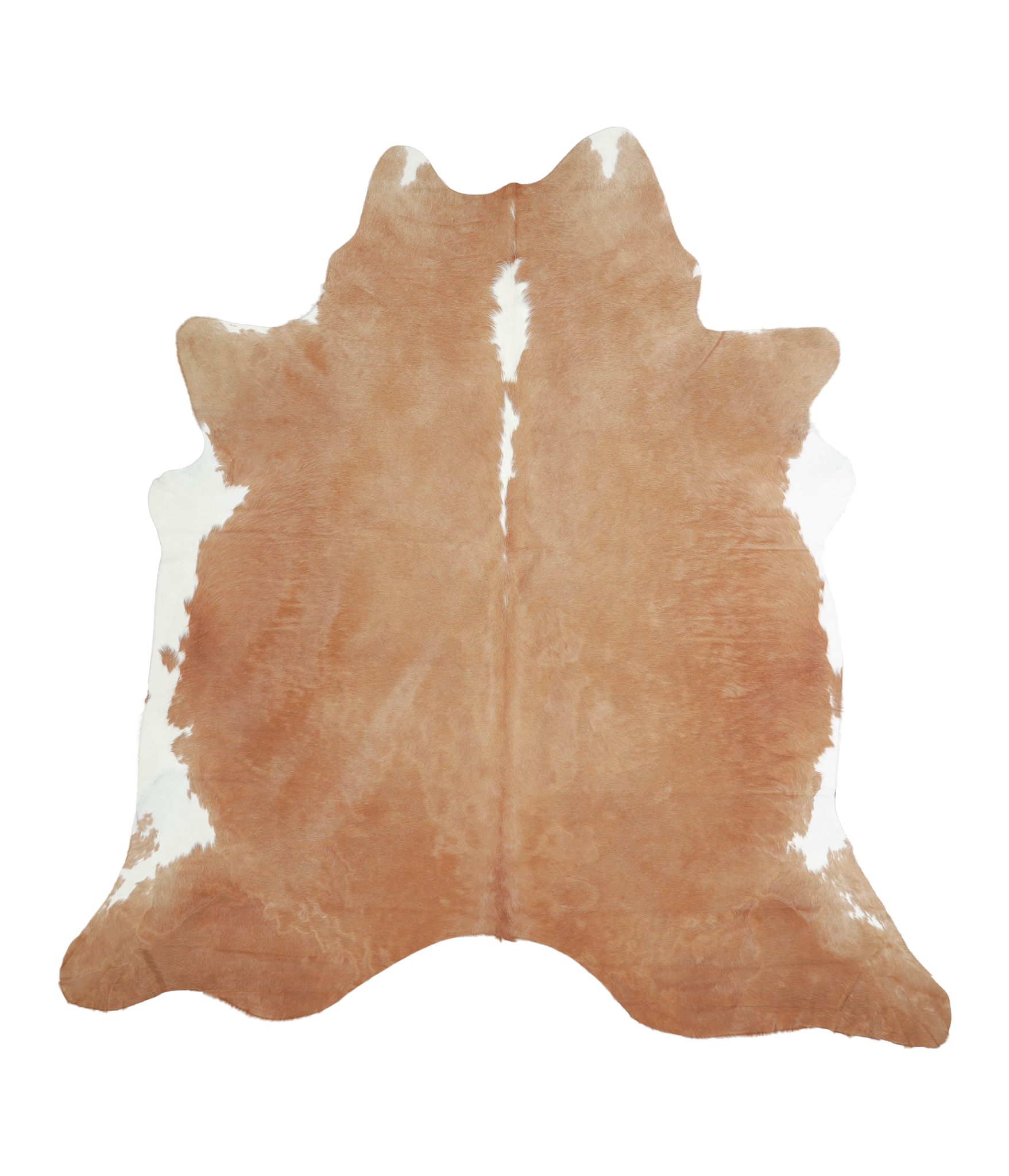 Beige and White Cowhide Rug #A21069