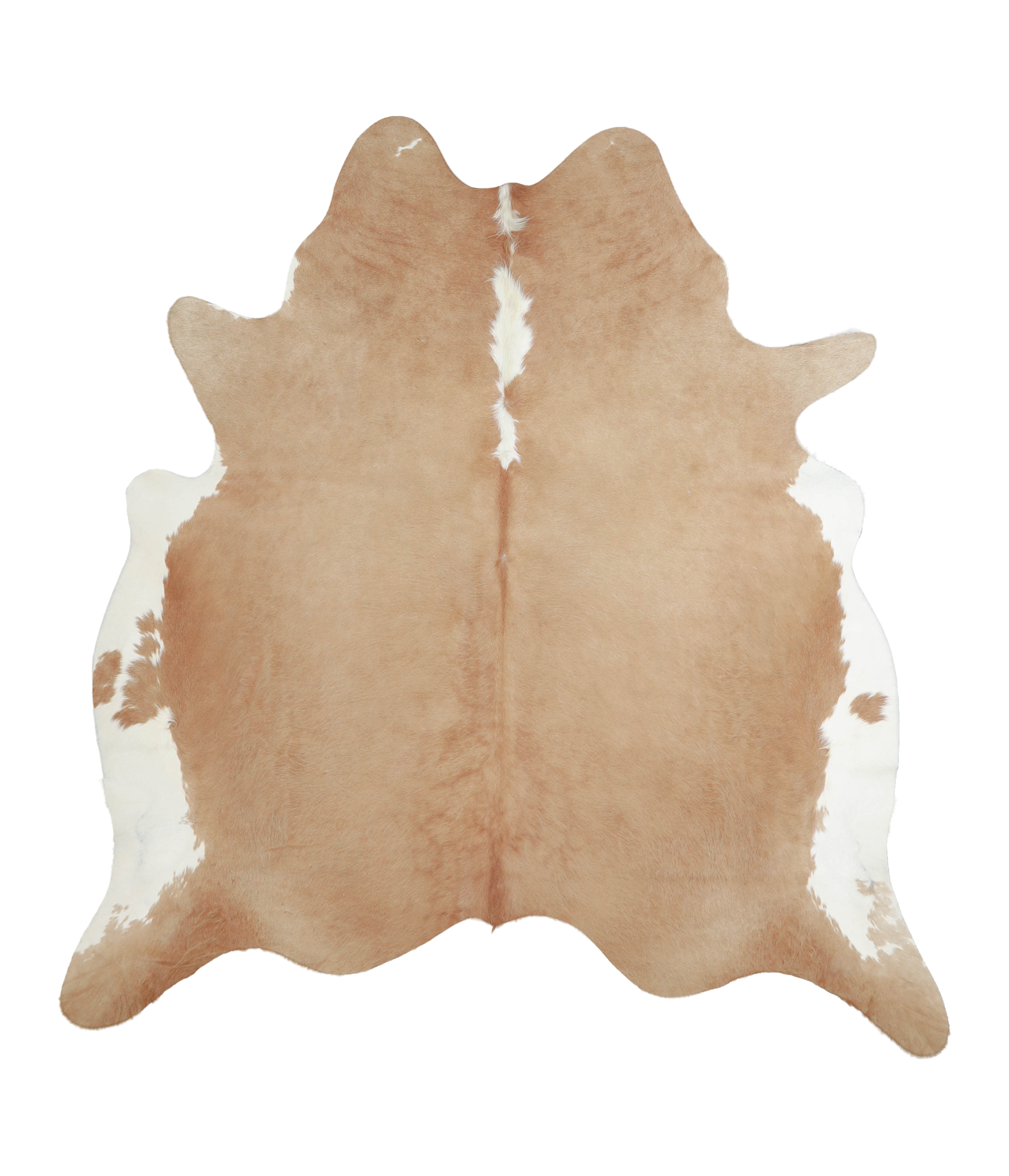 Beige and White Cowhide Rug #A21089