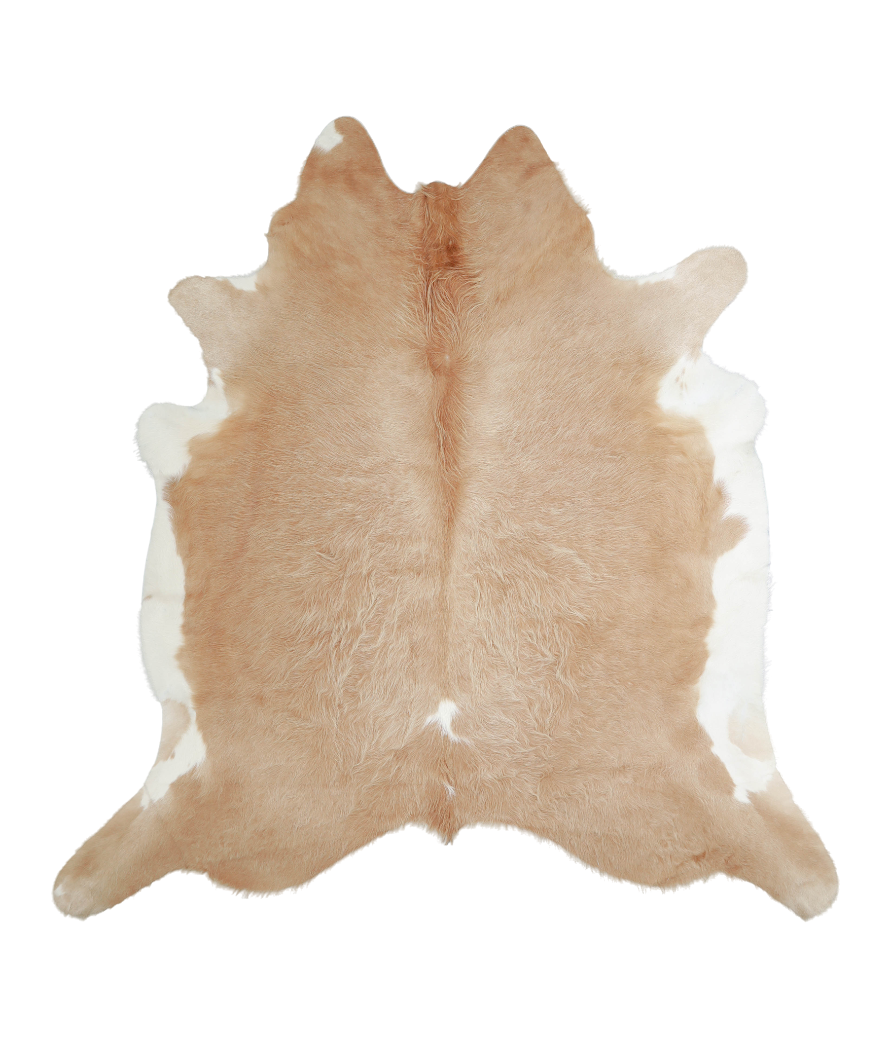 Beige and White Cowhide Rug #A21108