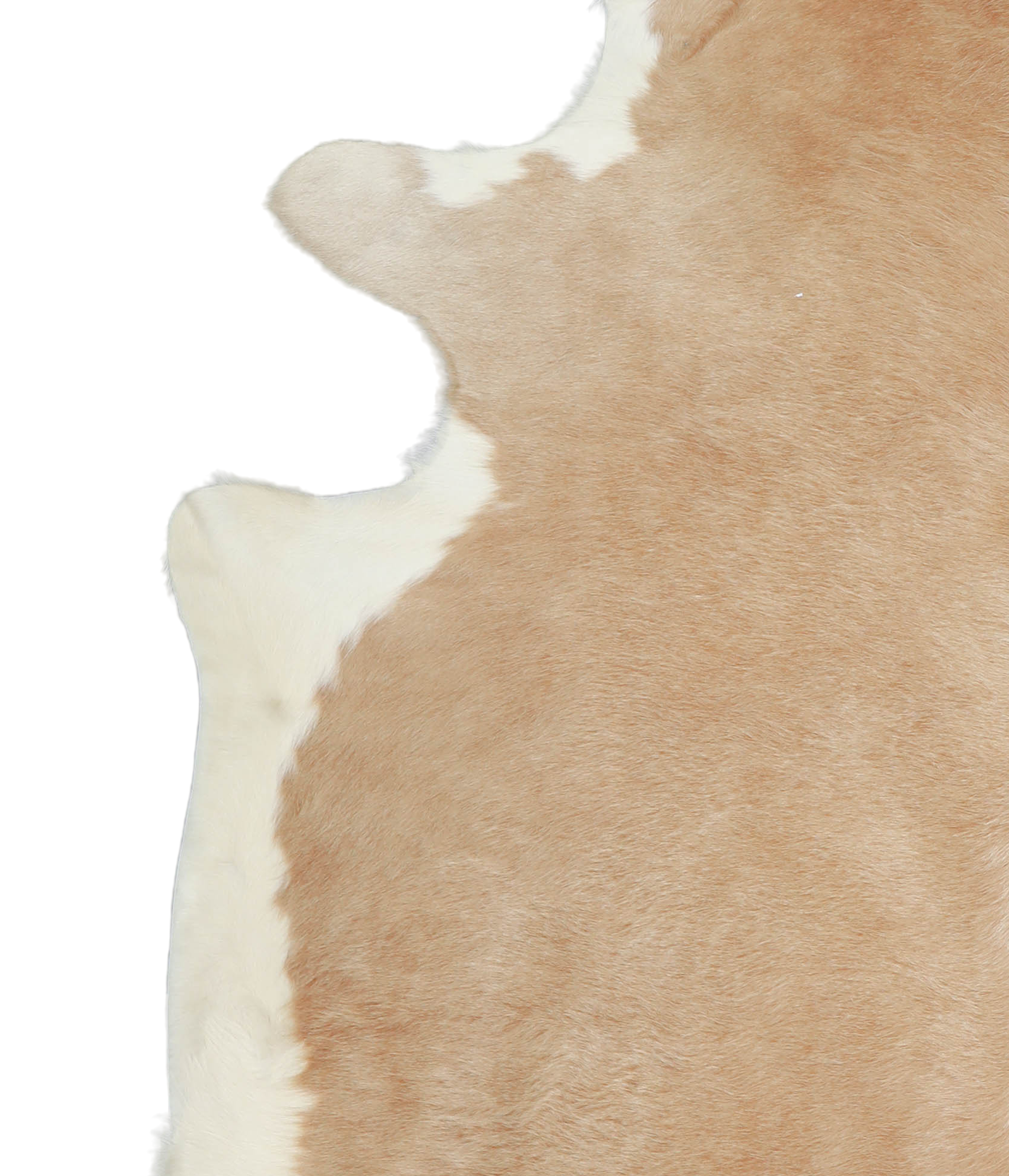 Beige and White Cowhide Rug #A21156