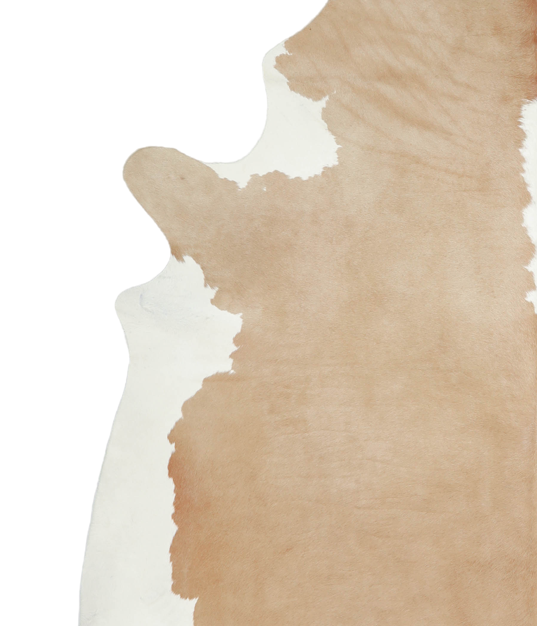 Beige and White Cowhide Rug #A21162