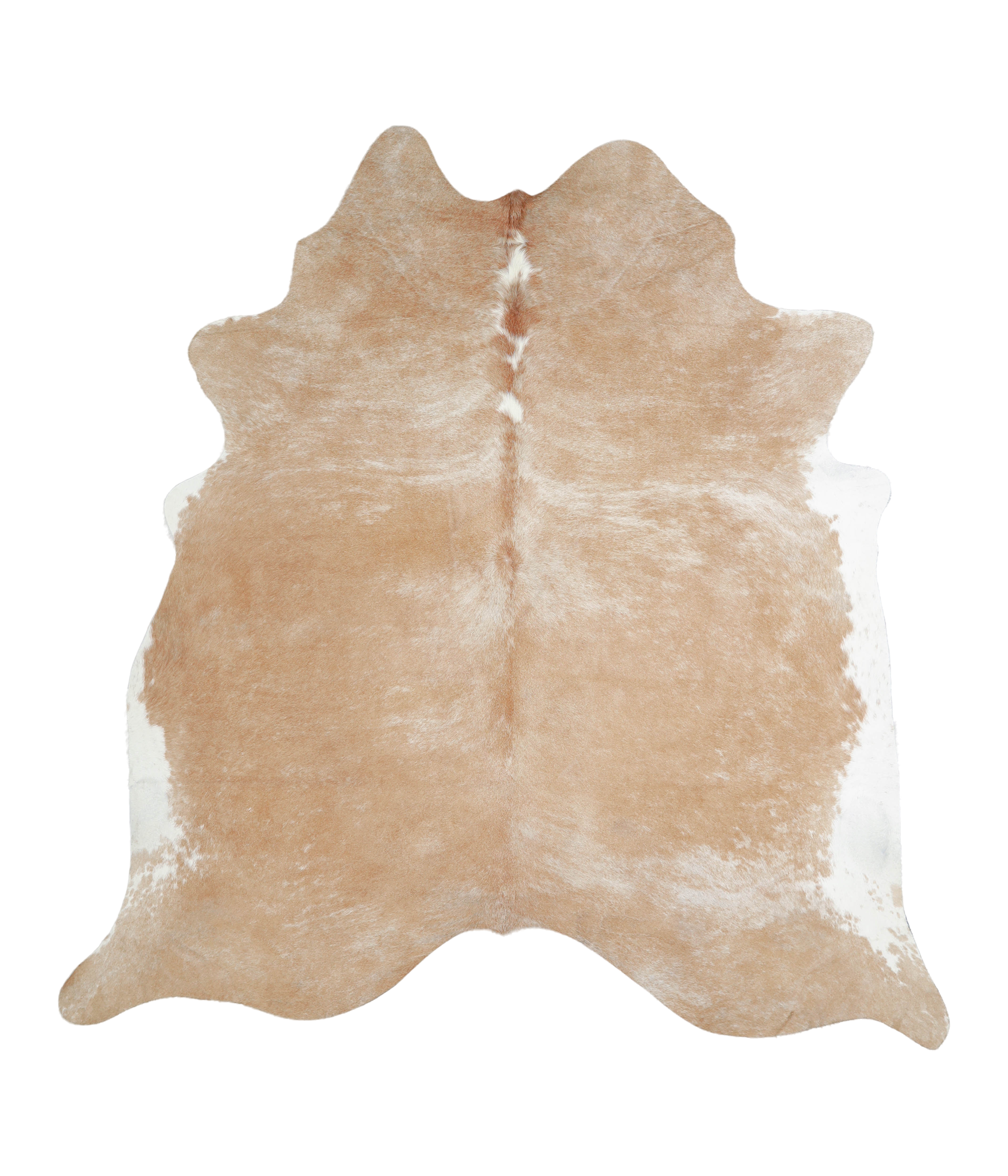 Beige and White Cowhide Rug #A21203