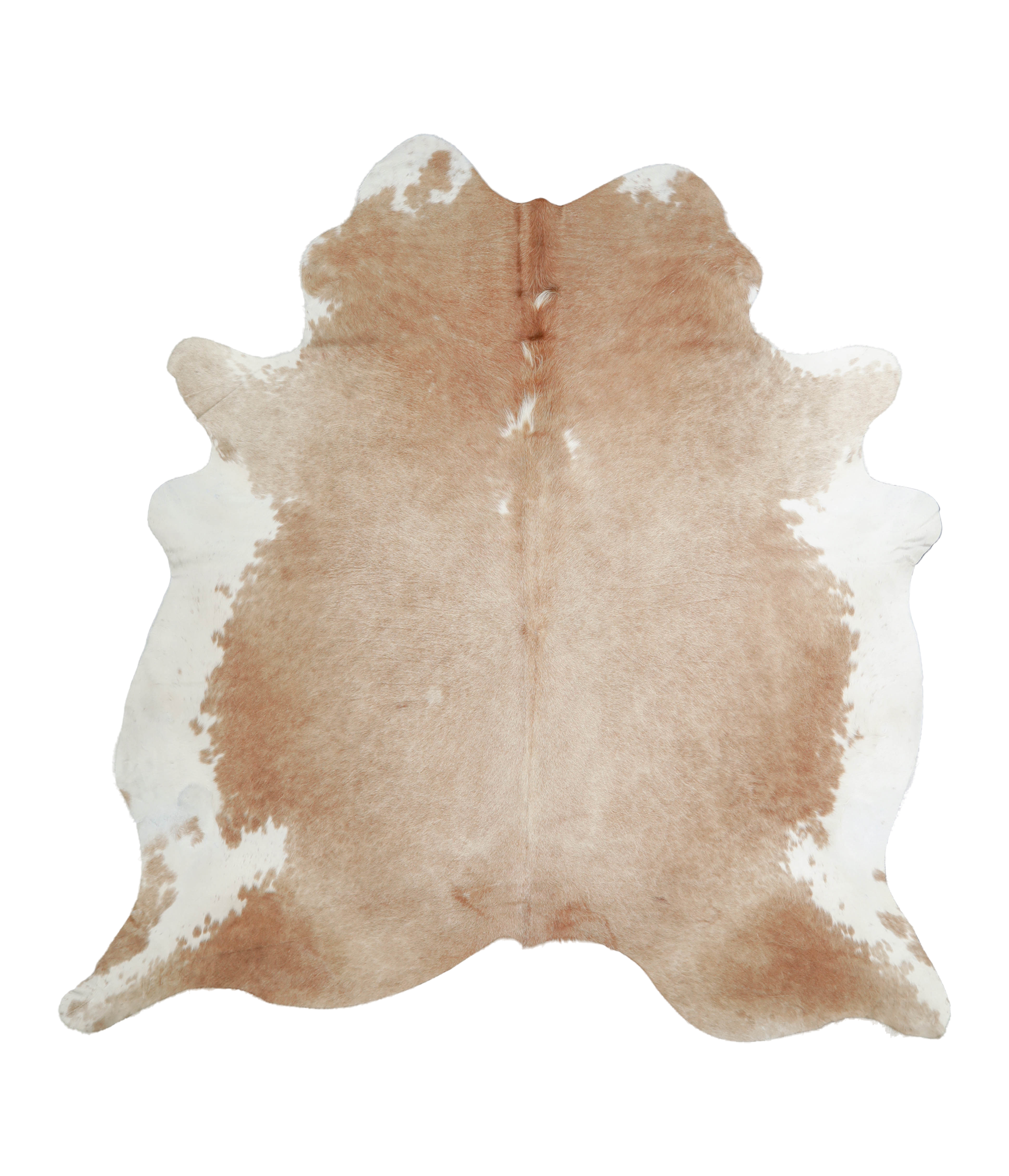 Beige and White Cowhide Rug #A21228