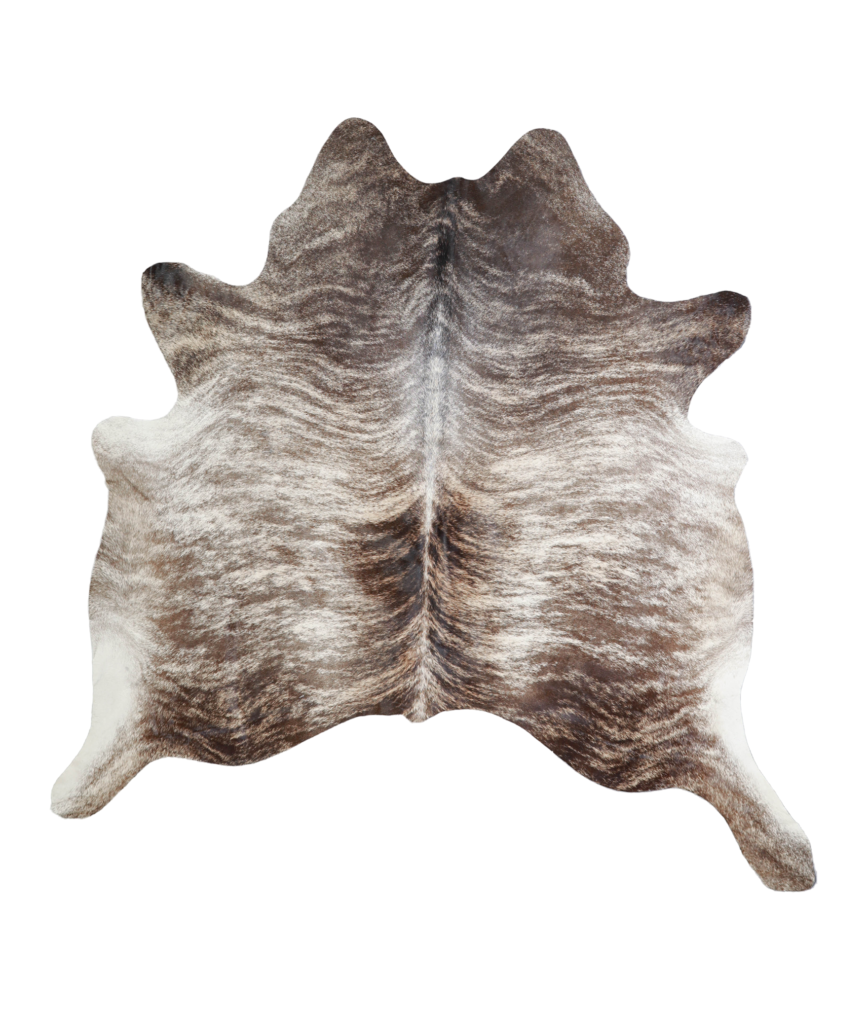 Grey Brindle Cowhide Rug #A21382