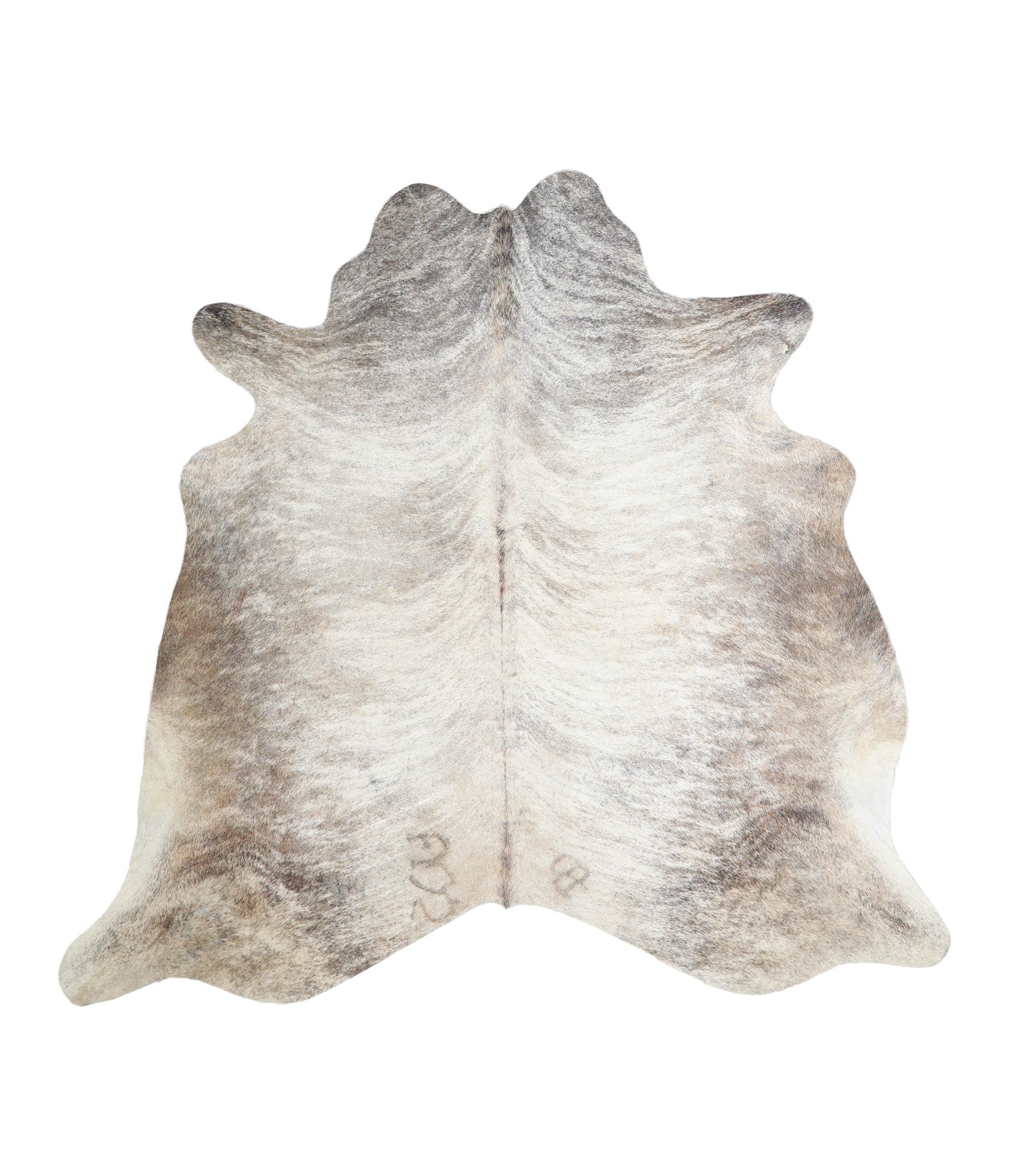 Grey Brindle Cowhide Rug #A21384