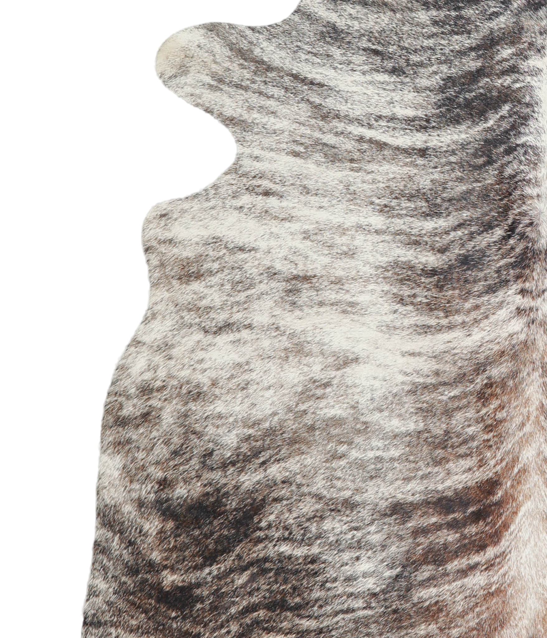 Grey Brindle Cowhide Rug #A21407