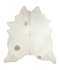 Ivory with Beige XX-Large Brazilian Cowhide Rug 8'2