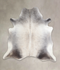 Medium Grey X-Large Brazilian Cowhide Rug 6'9