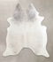 Medium Grey X-Large Brazilian Cowhide Rug 7'2