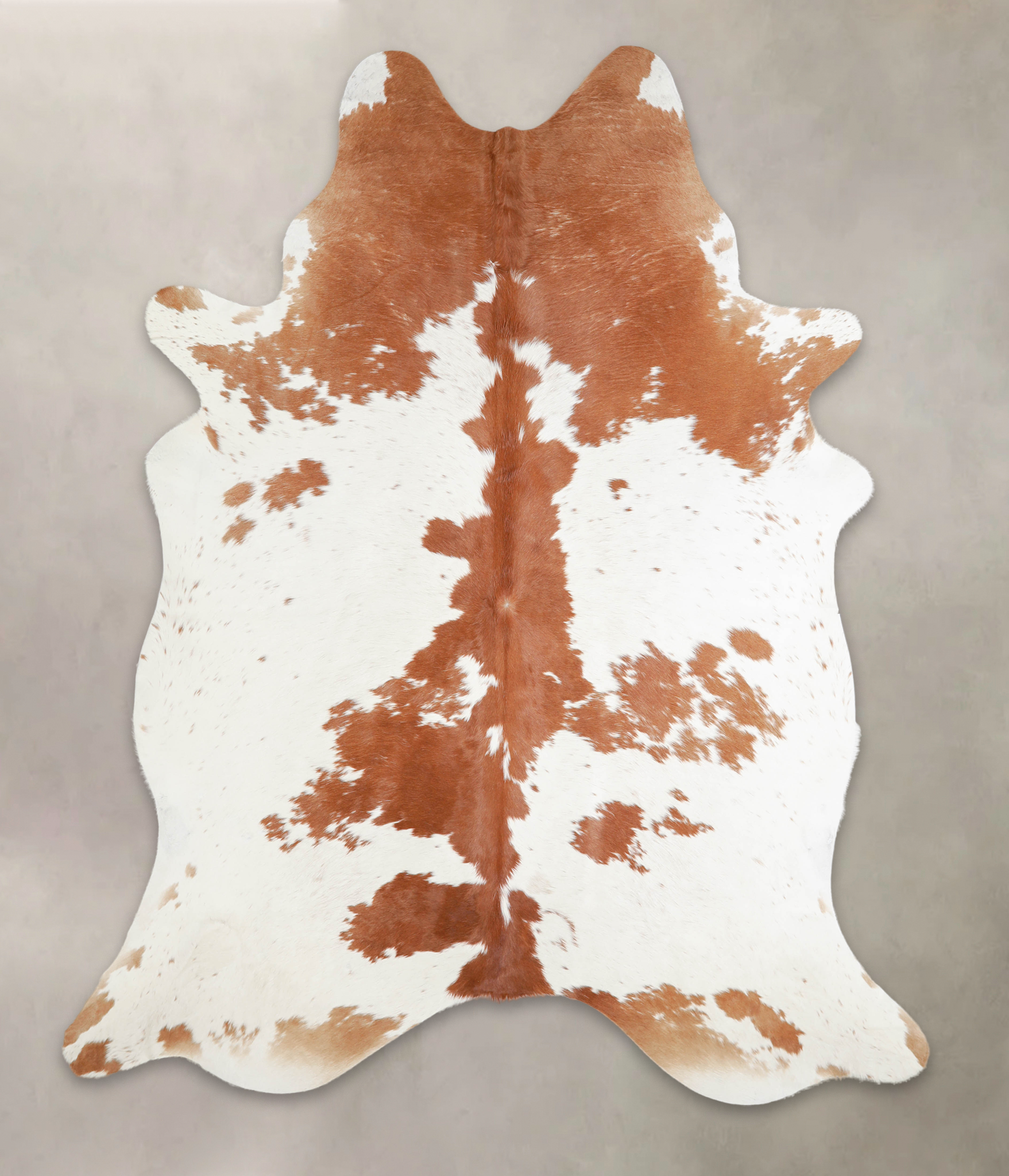 Brown and White Cowhide Rug #A22047