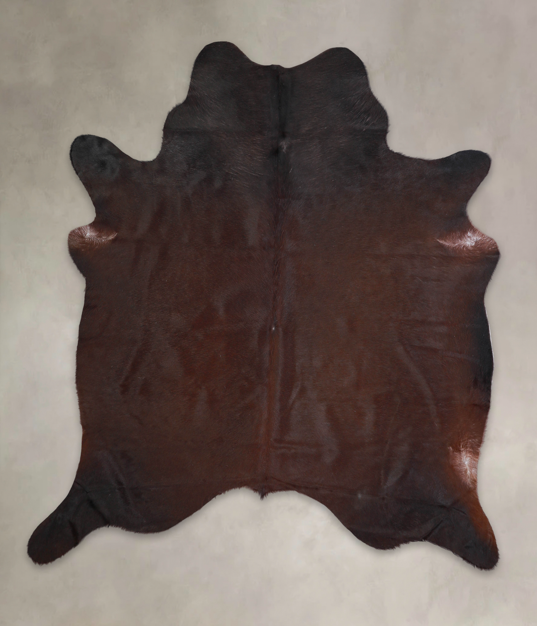 Brown with Red Cowhide Rug #A22083