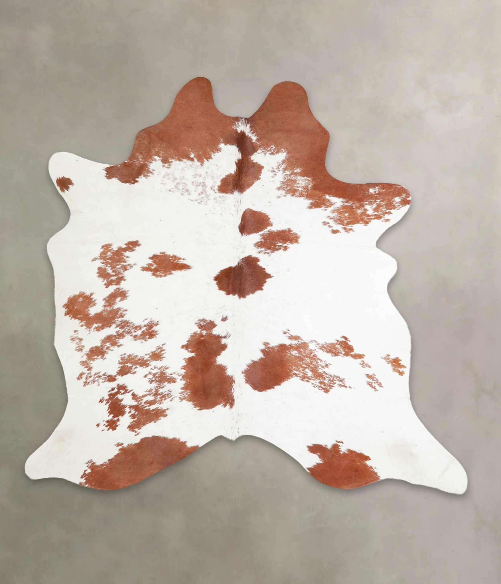 Brown and White Cowhide Rug #A22173