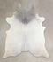 Medium Grey X-Large Brazilian Cowhide Rug 7'9