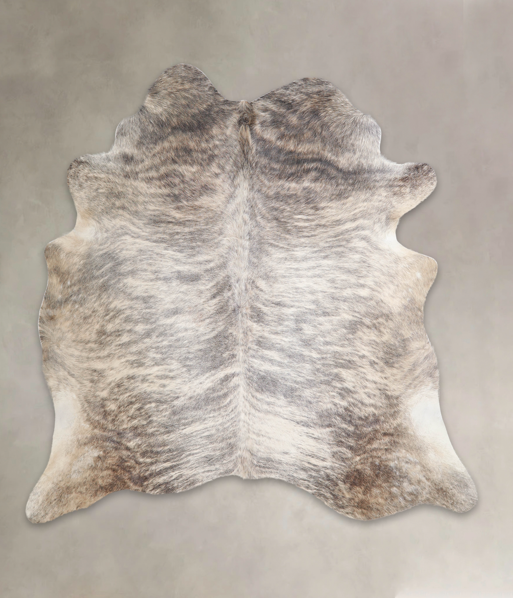 Grey Brindle Cowhide Rug #A22393