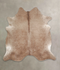 Taupe X-Large Brazilian Cowhide Rug 6'10