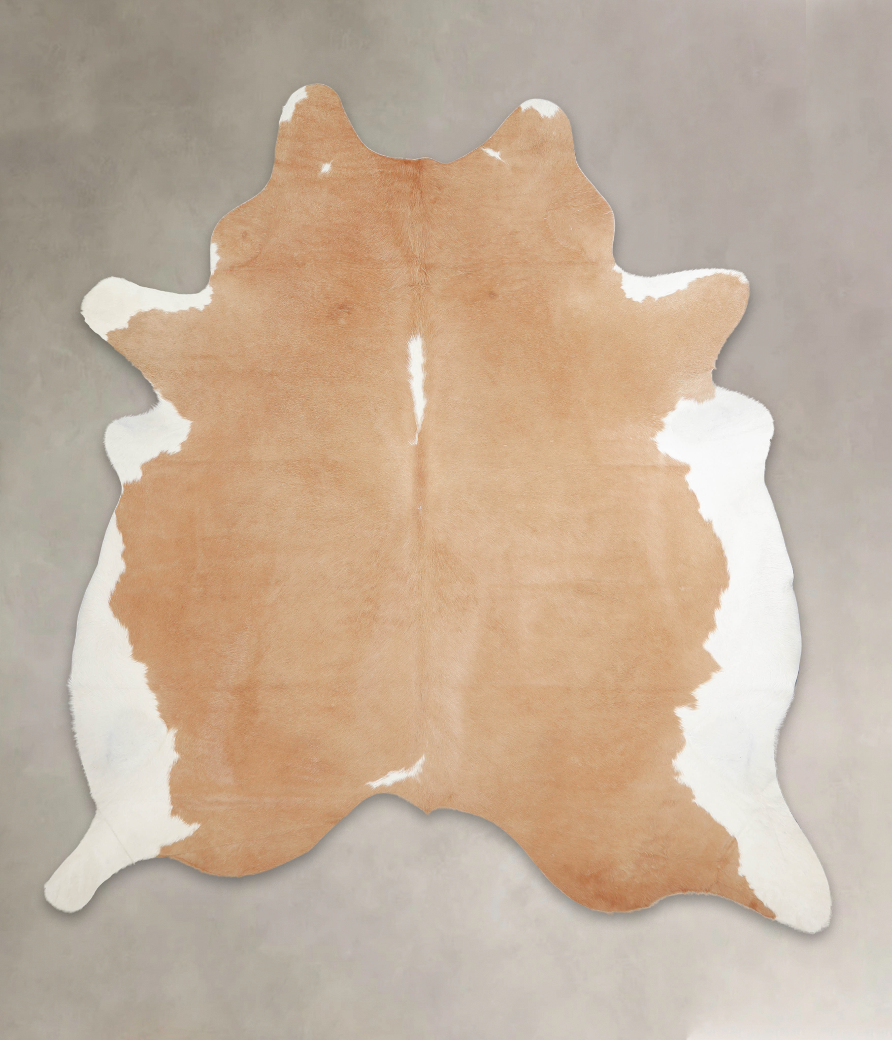 Beige and White Cowhide Rug #A22449