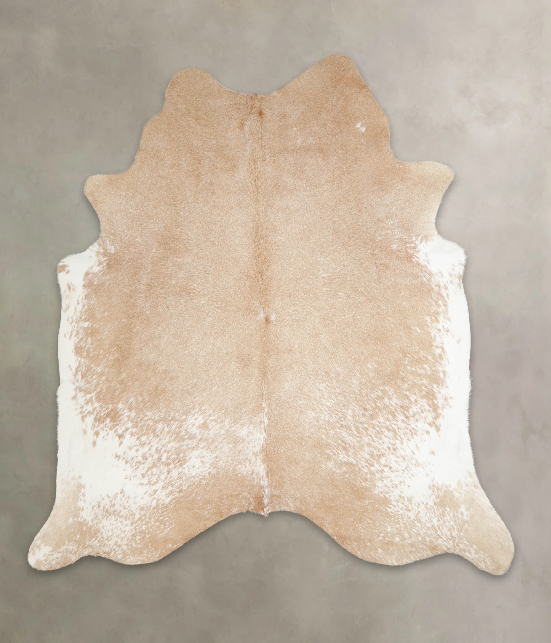 Beige and White Cowhide Rug #A22452