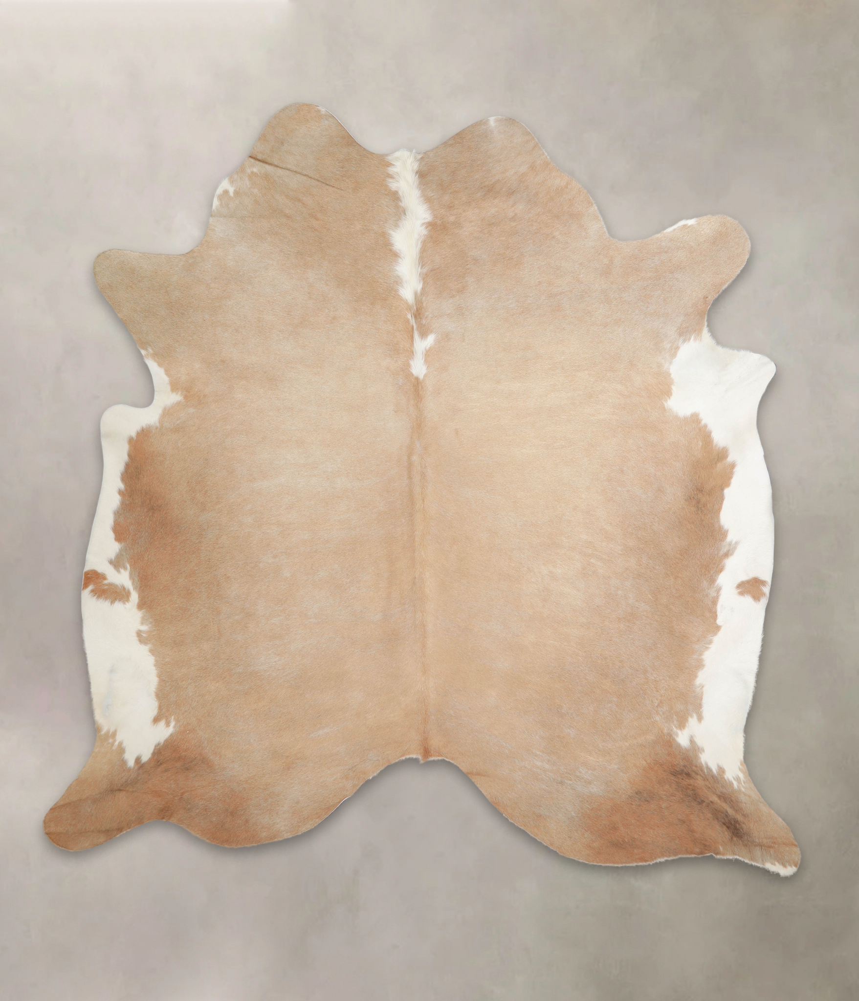 Beige and White Cowhide Rug #A22456