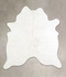 Light Grey Large Brazilian Cowhide Rug 6'2