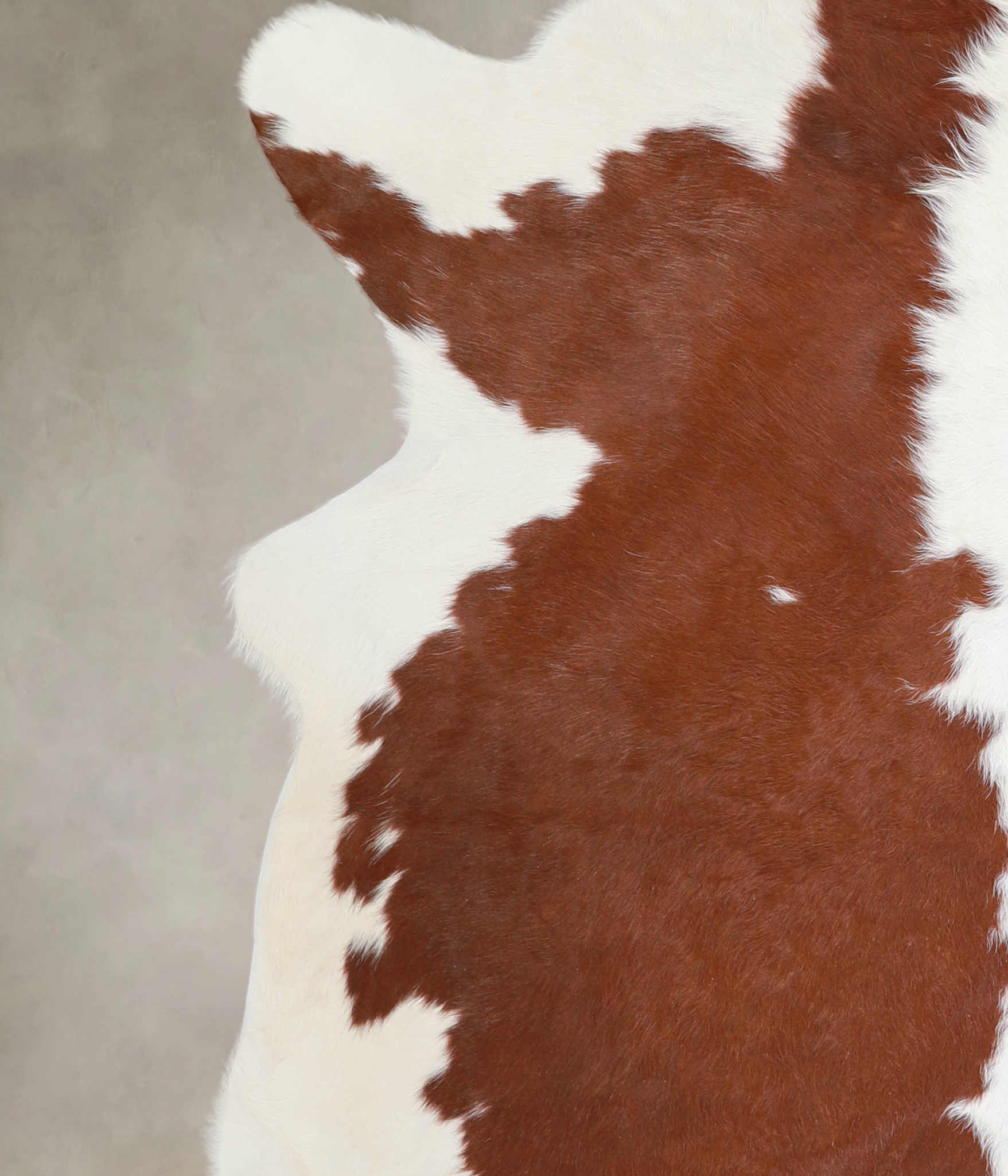 Brown and White Cowhide Rug #A22949