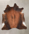 Warm Caramel X-Large Brazilian Cowhide Rug 6'8