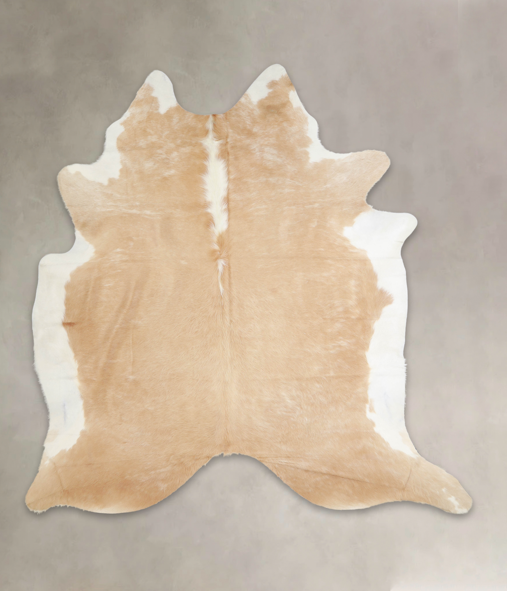 Beige and White Cowhide Rug #A23070