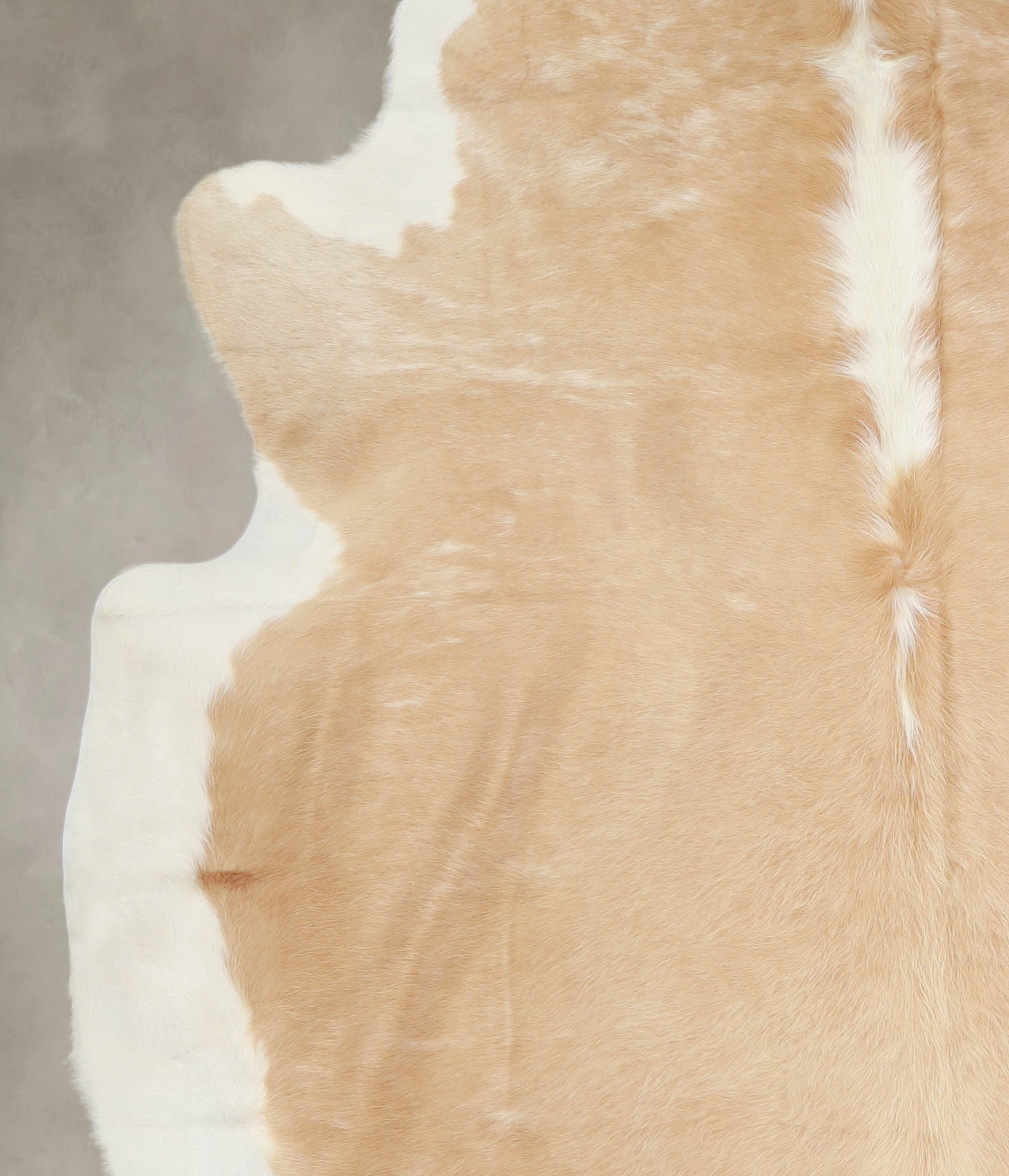 Beige and White Cowhide Rug #A23070