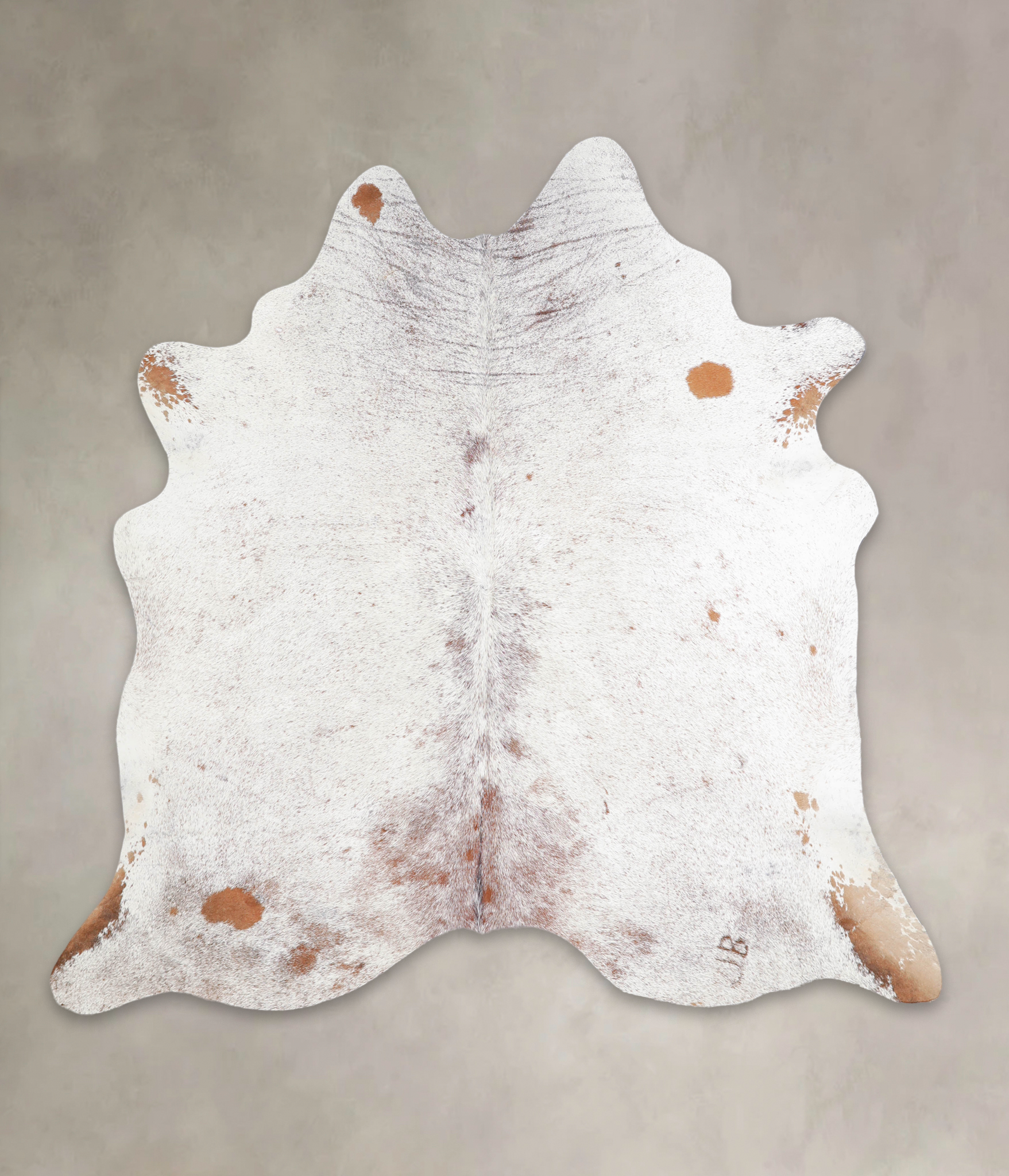 Salt and Pepper Brown Cowhide Rug #A23075