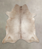 Taupe X-Large Brazilian Cowhide Rug 7'1