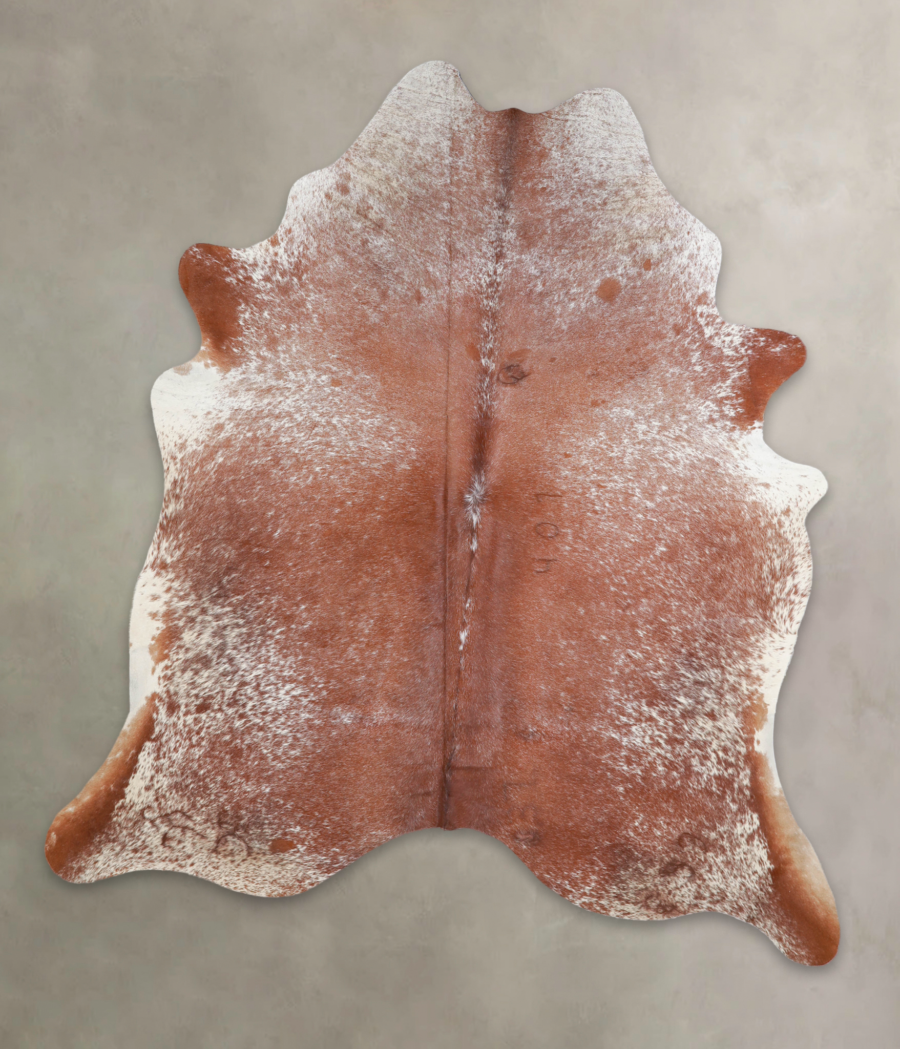 Salt and Pepper Brown Cowhide Rug #A23235