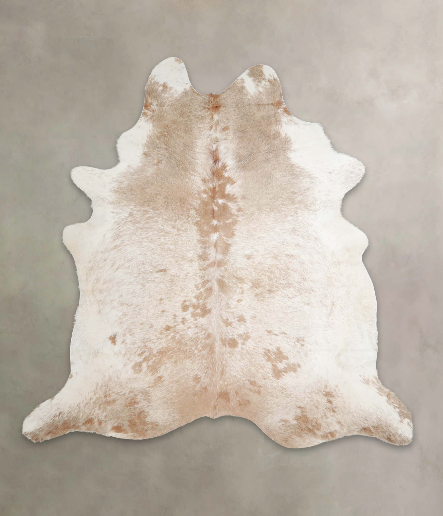 Beige and White Cowhide Rug #A23298