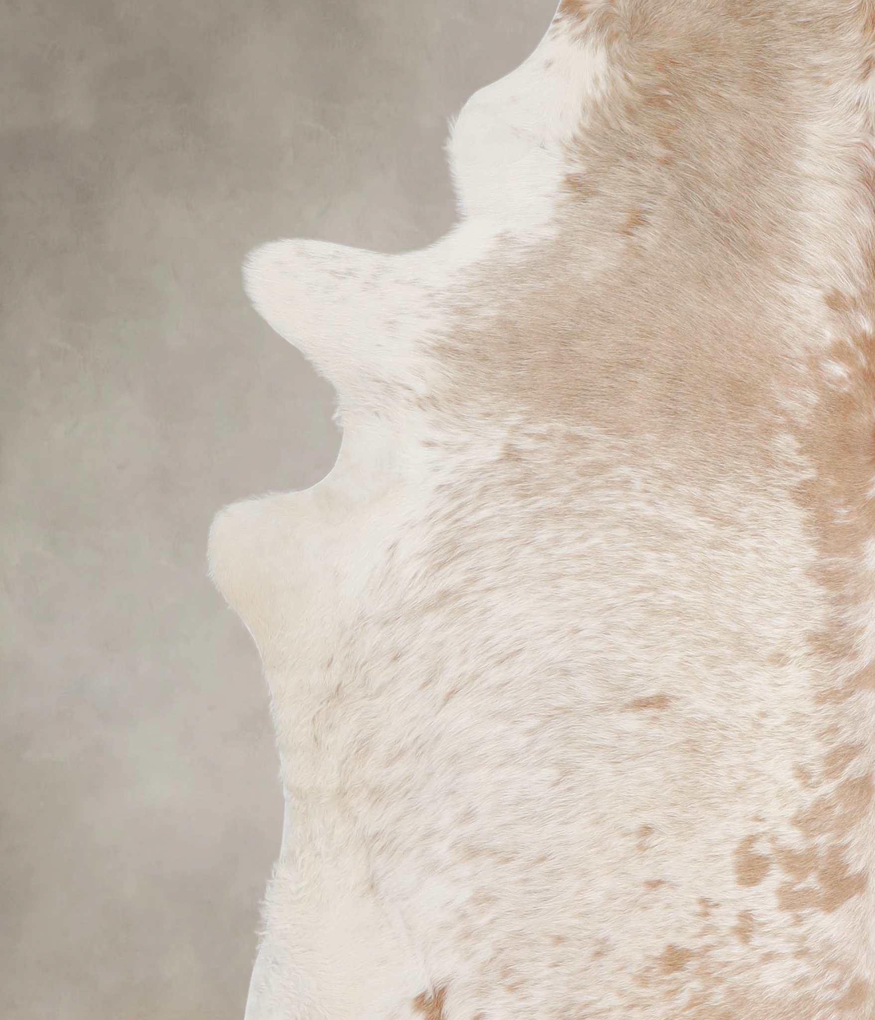 Beige and White Cowhide Rug #A23298