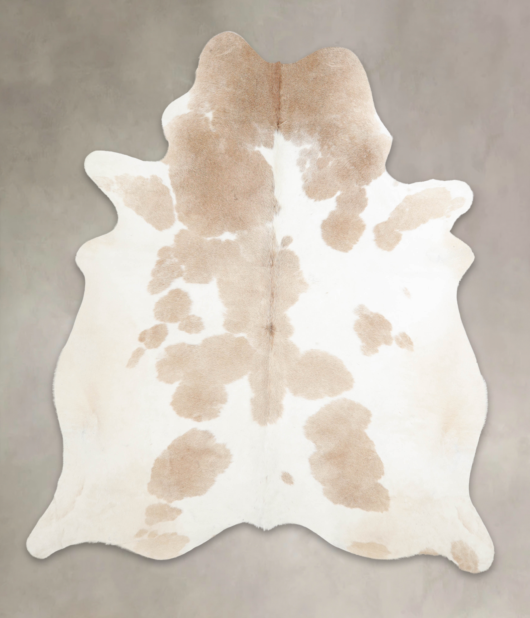 Beige and White Cowhide Rug #A23335