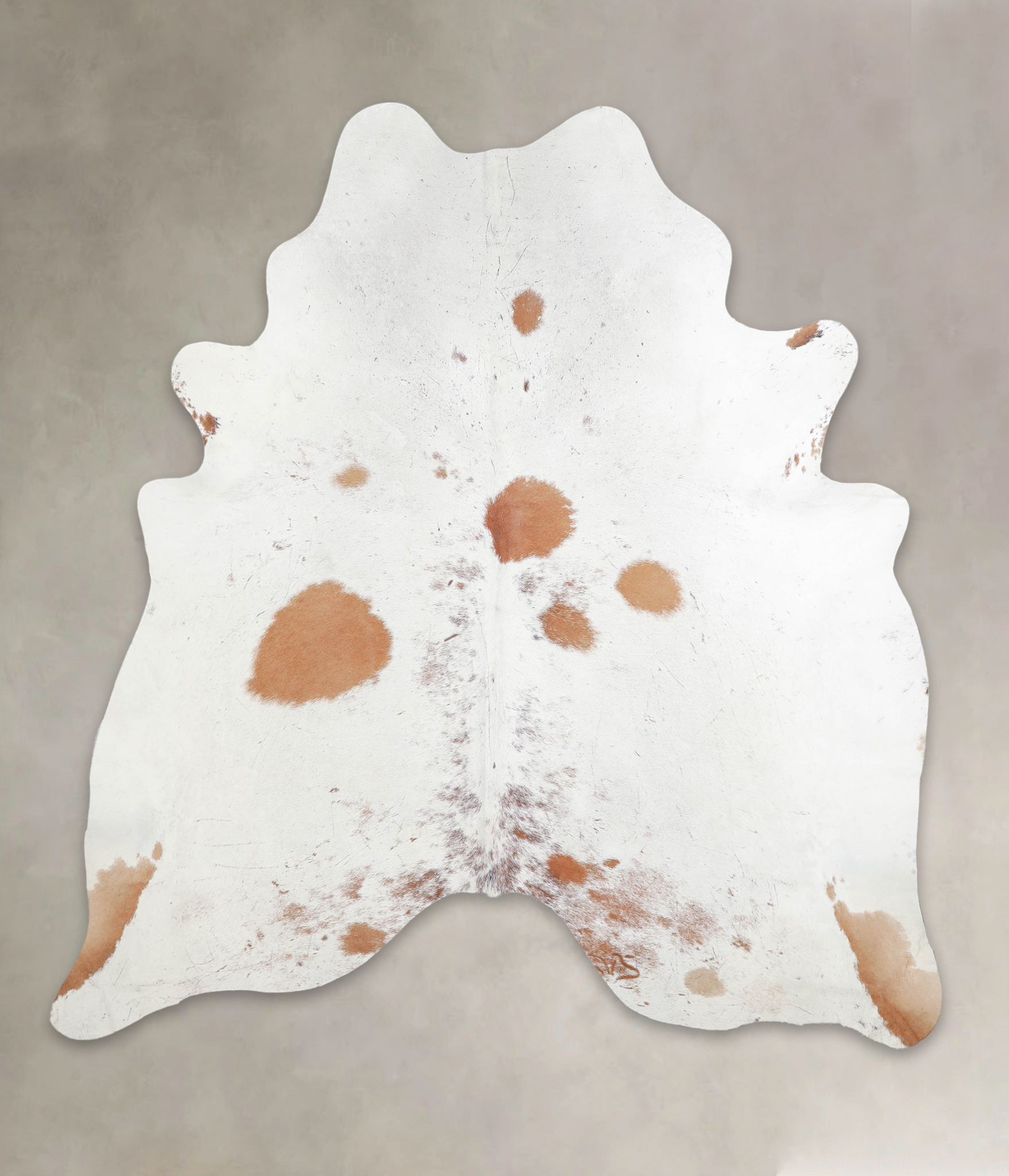 Salt and Pepper Brown Cowhide Rug #A23346