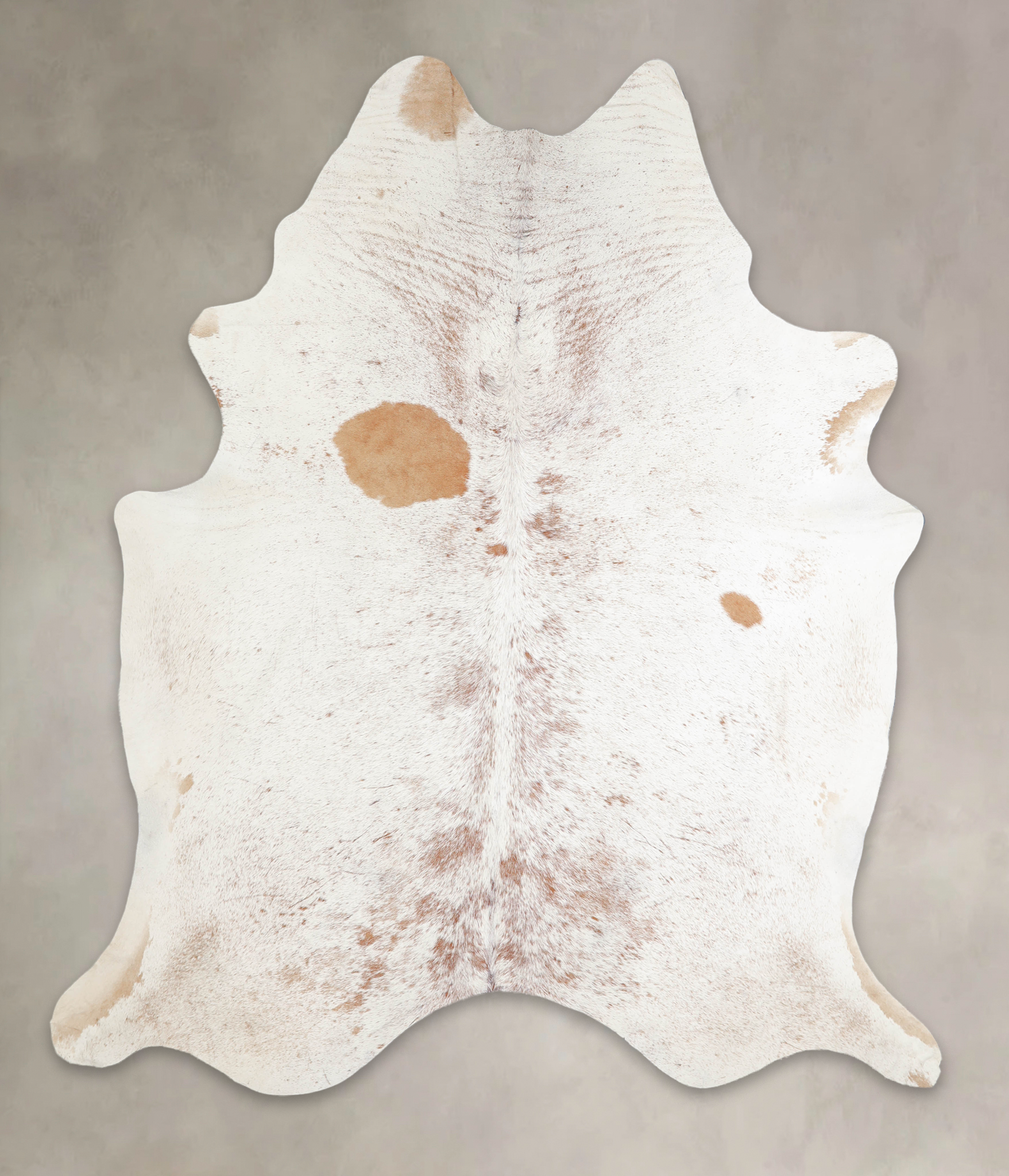 Salt and Pepper Brown Cowhide Rug #A23434