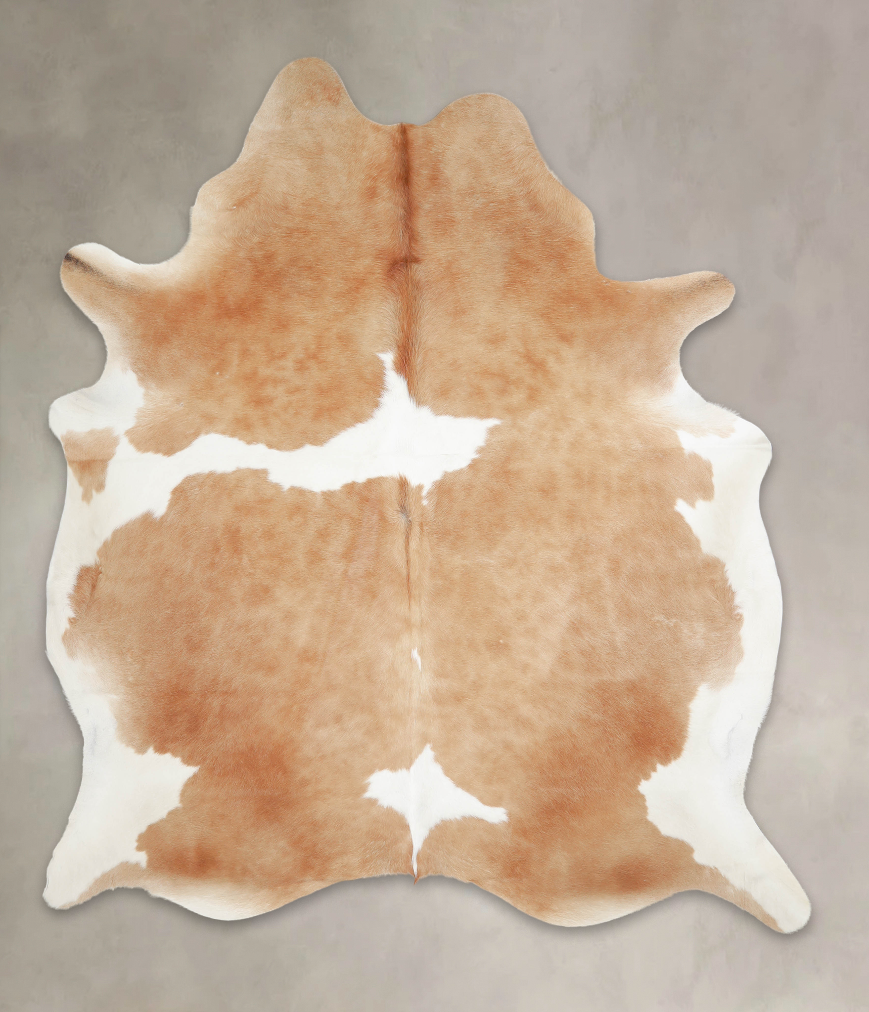 Beige and White Cowhide Rug #A23502