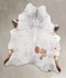 Salt and Pepper Brown X-Large Brazilian Cowhide Rug 7'6