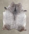 Medium Grey X-Large Brazilian Cowhide Rug 6'11