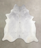 Medium Grey XX-Large Brazilian Cowhide Rug 8'11