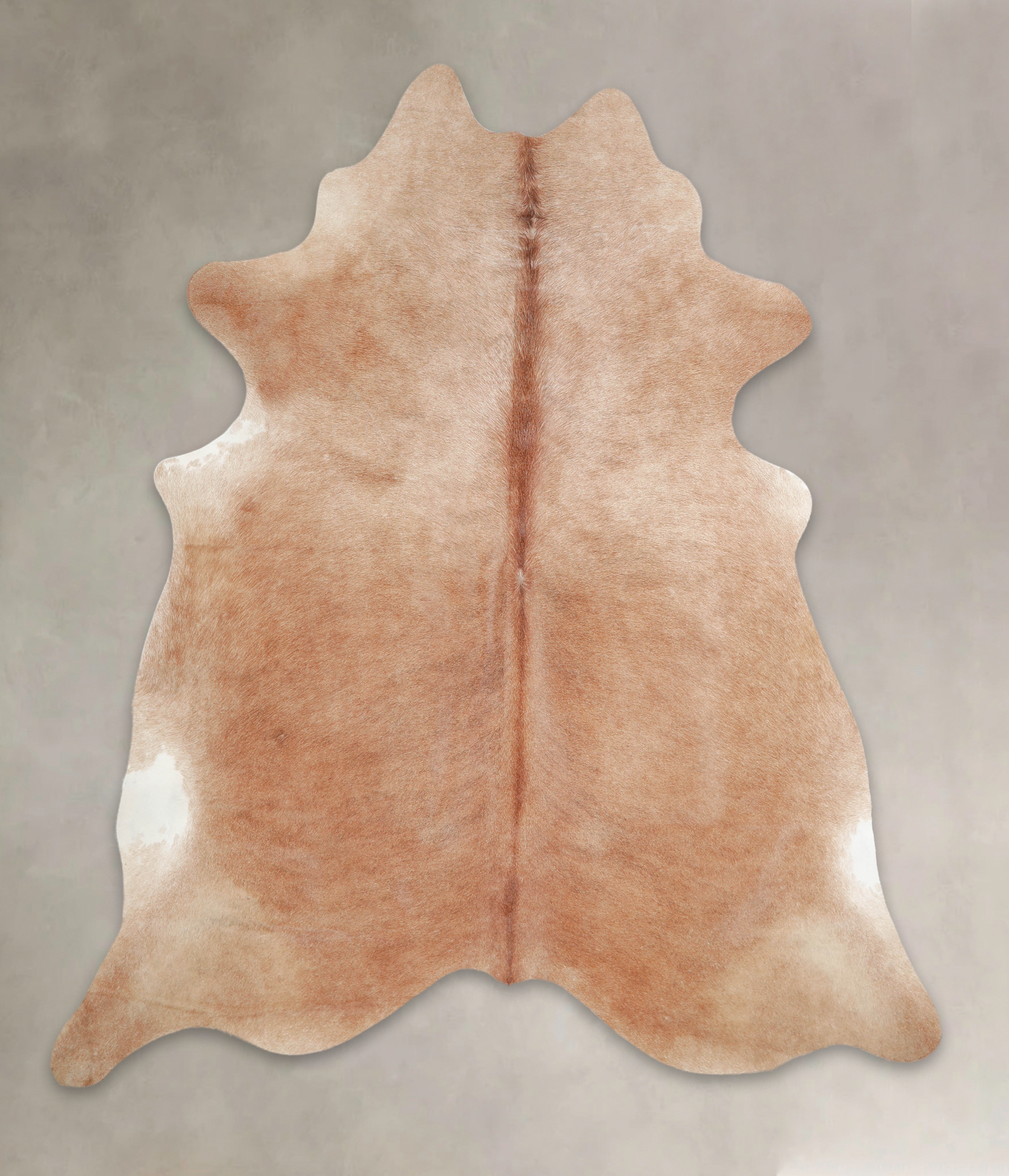 Solid Brown Cowhide Rug #A23740