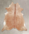 Solid Brown X-Large Brazilian Cowhide Rug 7'2