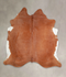 Solid Brown X-Large Brazilian Cowhide Rug 6'8