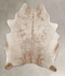 Taupe Large Brazilian Cowhide Rug 6'6