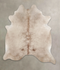 Taupe X-Large Brazilian Cowhide Rug 6'11