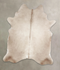 Taupe X-Large Brazilian Cowhide Rug 7'2