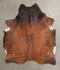 Warm Caramel X-Large Brazilian Cowhide Rug 6'11