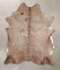 Taupe XX-Large Brazilian Cowhide Rug 7'11