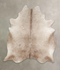 Taupe X-Large Brazilian Cowhide Rug 7'2