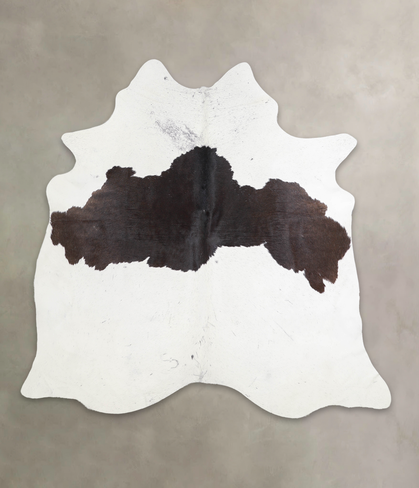 Chocolate and White Cowhide Rug #A24450